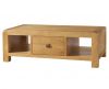 Living Room Coffee Table Solid Wood Oak Natural Color