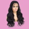 top quality Front lace wig by 100% natural human hair extensions