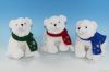 8" Plush white po...