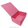 Folding Pink Rigid Box for Shipping Clothing Shoes Perfume Luxury Magnet Packaging Custom Logo Eco Friendly