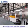 PC hollow grid sheet extrusion line