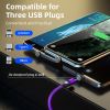 Free Logo Laser 5V 3A Fast Charging Magnetic Phone USB Data Cable for all phones for Promo Gift