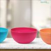 Appollo houseware Premio 4500 ml Bowl (XL) high quality light weight easy to handle durable kitchen bowls 1200ml plastic bowls for mixing and serving table bowl, unbreakable reusable bowl