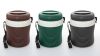 Riwayat Lunch Carrier Large With 2 Steel and 1 Salad Bowls for food storing, plastic food carrier for office and picnic, BPA free ecofriendly food keeper, washable