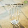 Appollo houseware Real Acrylic glass Model-2 (350ml) high quality light weight acrylic glass easy to handle durable plastic glass for parties, unbreakable reusable easy to carry stackable, ideal for serving in parties and picnic.