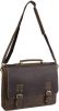 Leather tote briefcase laptop bag