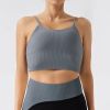 New Environmentally Friendly Recycled Running  Cross-Border Thin Wear Top High Elastic Yoga Suit