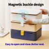 File Organizer Box With Magnetic Suction Lock