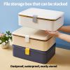 File Organizer Box With Magnetic Suction Lock