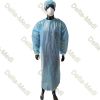 PP Coated PE Film Disposable Isolation Gowns AAMI Level 2 AAMI Level 3