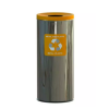 Waste separation bin 45L stainless steel