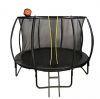 cheap 8ft 10ft 12ft 14ft round outdoor kids trampoline with safe net for sale