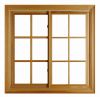 solid wood window