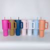 40oz Simple Tumbler with handle and Lid Slim Modern Design Sport Quencher Tumbler Vacuum Inuslated Water Cup