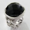 Fashion Silver Onyx Je...