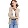 Casual Long Sleeve Autumn  Sexy Cropped Tops Knitting Fashion Ribbed Zip-up Cardigans hooded Sweater