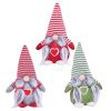 Wholesale Fabric Enfeites Christmas Santa Ornaments Decors Knitted Toy  Nordic Faceless Gnome Snowma