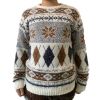 Wholesale Boys and Girls pullover Ugly Christmas sweater custom christmas children Knitted jumper Ki