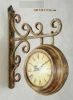 METAL CLOCKS,antique clocks, MTEAL FOLWER POTS,METAL PLANTERS