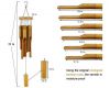 Bamboo Series Wind Chimes- 30 Inch, 6 Tubes