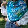 Custom Bandana Silk Bandana Silk Scarf Gift Scarves