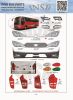 yutong/higer/irizar/marcopolo bus parts headlamp bus rearlamp rearview mirror bus accessories