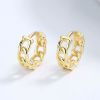 dainty curb chain earr...