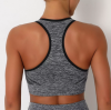 Women Seamless Push Up Sports Bra Fitness Racer Back Sports Bra