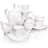 Vietnam High Quality Ceramic Coffee And Tea Cup Sets With Saucers With Competitive Price For Wholesaler