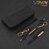 Barber Hair Cutting & Dressing Scissors Set/Salon Black Scissors Salon & Personal Use