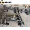 QDRT-03T 3 Ton Rubber Track Undercarriage Chassis for Mini- excavator, Forest & Logging, Materialhandling 1958mm x 287mm x 250mm