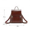 Custom High Quality Oil Wax Genuine Leather / PU Backpack