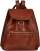 High Quality Custom Stylish Brown Leather Small Backpack