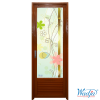 Wadja Glass Door Full - Bathroom Steel Door with Mirror inside