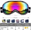 Snowledge Ski Snow Goggles for Men Women Adult, OTG Snowboard Goggles of Dual Lens with Anti Fog for UV Protection for Girls