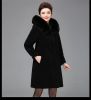 European Style Ladies Fleece Winter Shearling Fur Overcoat Warm Wool Jacket Boutique Sheepskin Integrated Lamb Fur Women Coat