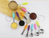 Wholesale 10 pieces set adjustable measuring spoon baking tool combination stainless steel measuring cup and spoon