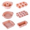 Pastry Bakeware Bakery Muffin Cupcake Bread Molds cake Tools Baking Pan Silicone Cake Mold Set for kitchen