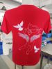 custom print embroidery t-shirts