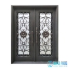 High-quality wrought iron entrance doors