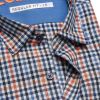 ORANGE And BLUE BOX - FORMAL SHIRT - FBL 32