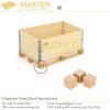 Wood Chip Blocks for Free Fumigation Wooden Pallet Feet 90*90*90mm