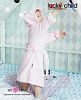 Bath Robe Happy Bathtime Kittie pink