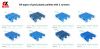 Grid plastic pallet wi...