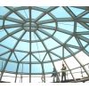 SAFS steel structure frame dome roof glass hall