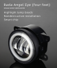 PSW0035b. LADA road car 30 Wled fog lamp. Triangle daytime turn signal warm white fog lamp LED headlights 93mm tractor engineering vehicle motorcycle modified steering auxiliary side light