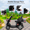 PSJXY4D-W1171107066 Black 800W four-wheel electric motorcycle.  Age-step flight portable 25 km/h max load 150 KG range of 35-45 km travel motorcycle, medium motorcycle, heavy motorcycle adult general use