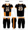 Latest Design Outdoor Sports Wear High Quality Customized Size Short Sleeves American Football Uniform