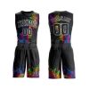 Custom Printing or Embroidery Youth Basketball Uniforms Wholesale Sport Quick Dry Sublimated Basketball Jersey