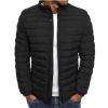 Winter Outdoor Plus Size Puffer Jacket Goose Down Padded Quilted Bubble Jacket Men